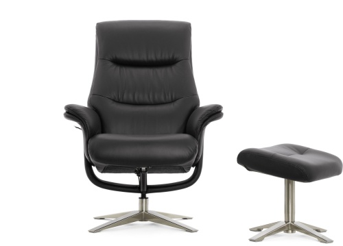 Кресло-реклайнер Falto Boss натуральная кожа