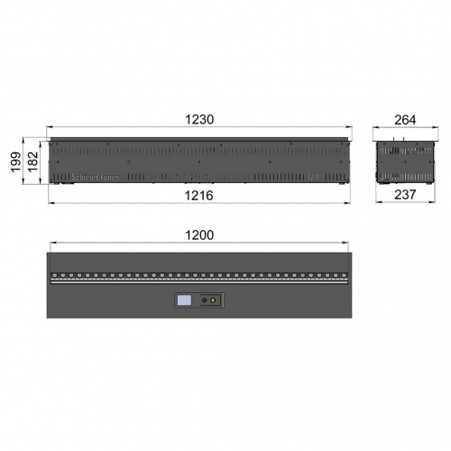 Электроочаг Schönes Feuer 3D FireLine 1200 RGB в Ставрополе