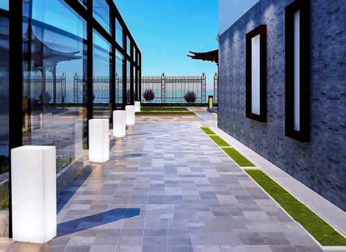 Светильник Колонна 30х45 питание от сети 220В, RGB