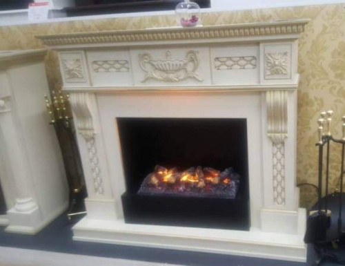 Каминокомплект Real Flame Corsica (белый дуб)+3D Cassette 630 в Ставрополе