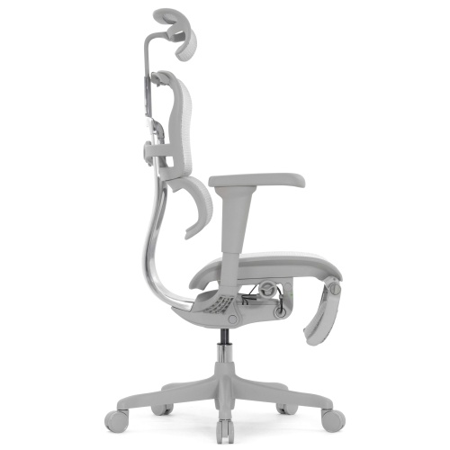 Ортопедическое кресло Falto Ergohuman 2 Ultra Footrest Серое