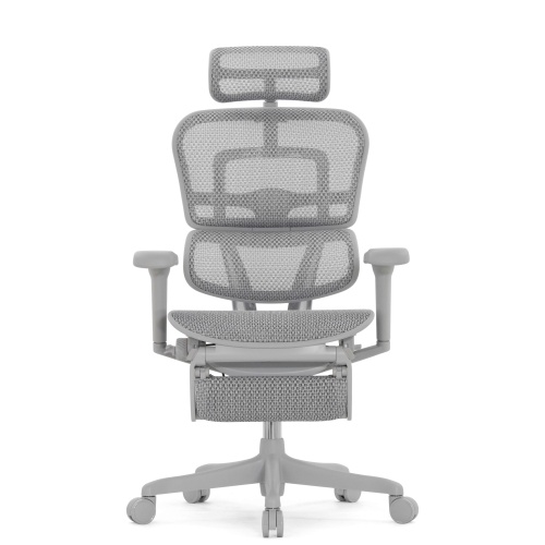 Ортопедическое кресло Falto Ergohuman 2 Ultra Footrest Серое