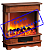 Каминокомплект Alex Bauman Elton (коричневый) (Элтон)