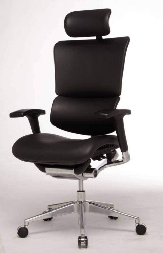 Ортопедическое кресло Falto Leather Premium SL Чёрное