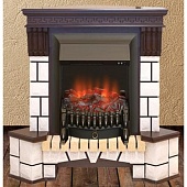 Каминокомплект Real Flame Stone Corner New (античный дуб)+Fobos Lux BL S